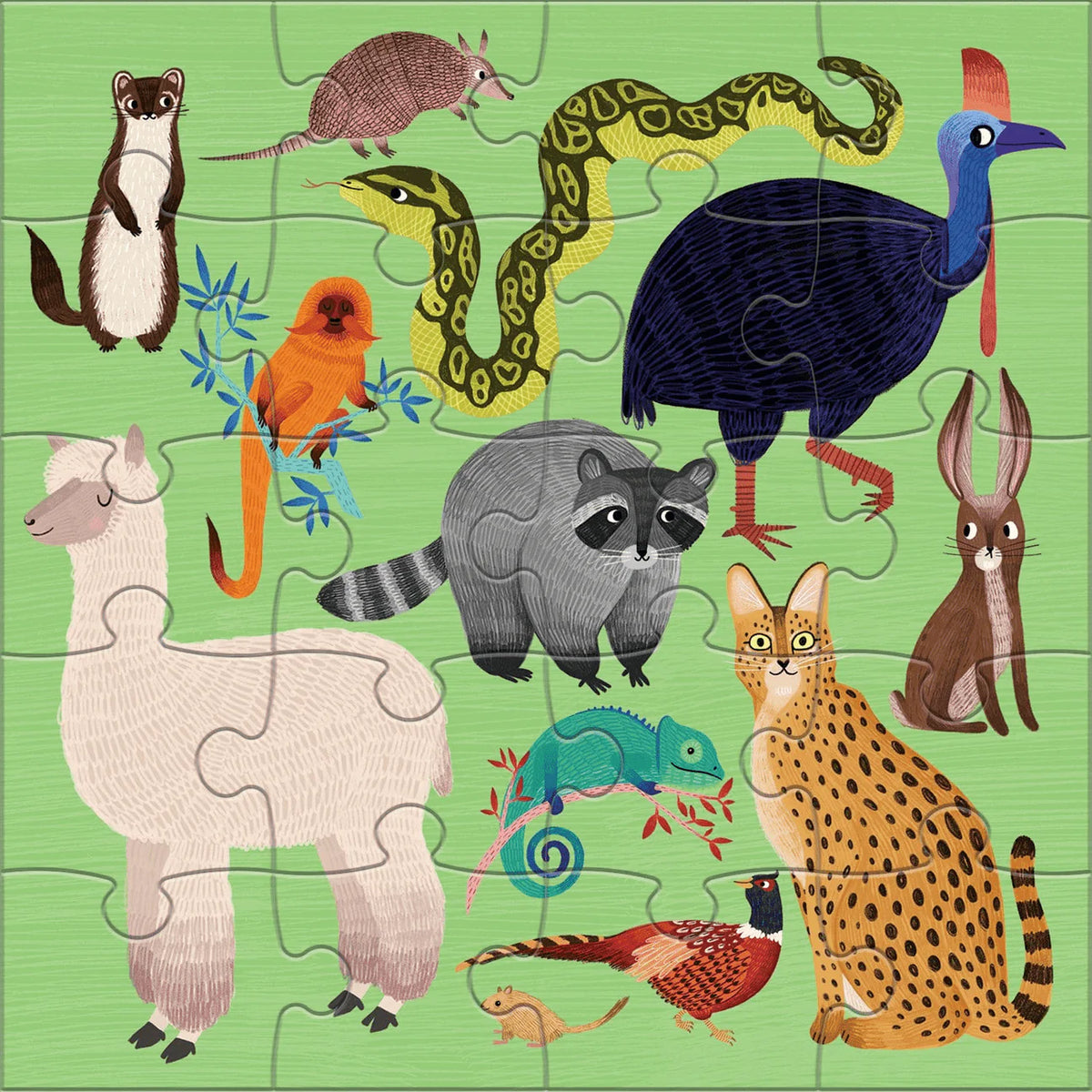 Land & Sea Animals Magnetic Puzzle Cover