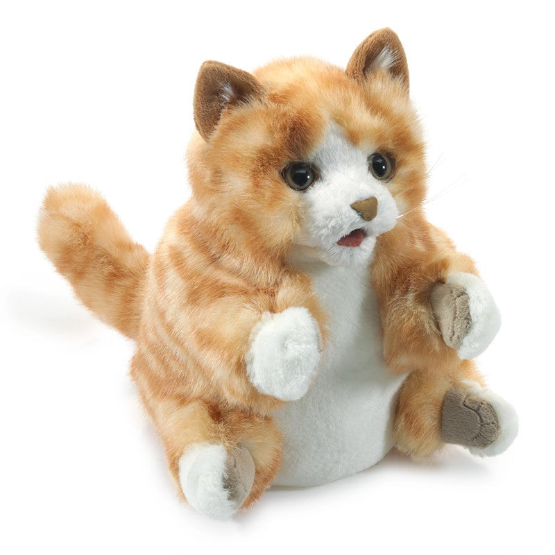 Tomfoolery Toys | Orange Tabby Kitten Puppet