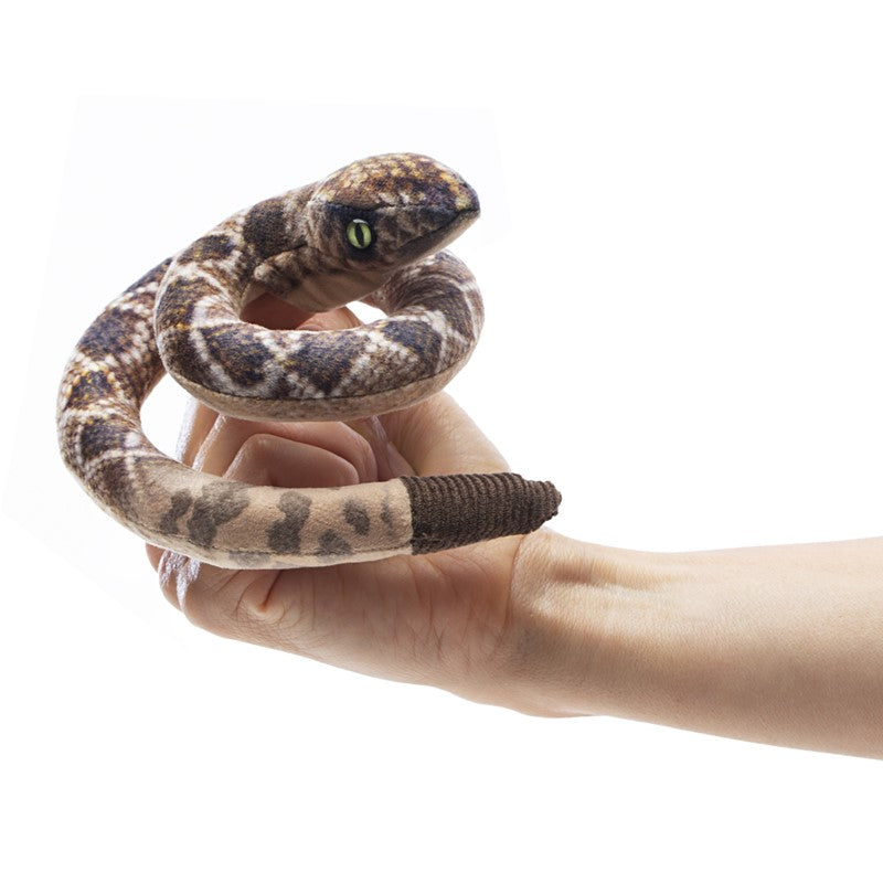 Tomfoolery Toys | Mini Rattlesnake Puppet