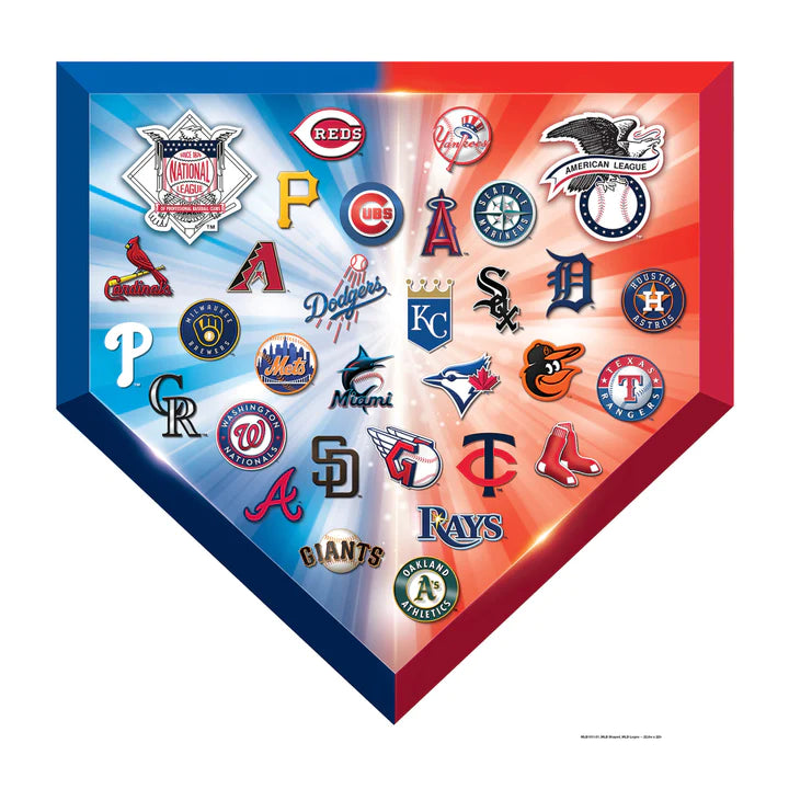 MLB Logos Shaped Puzzle Preview #2