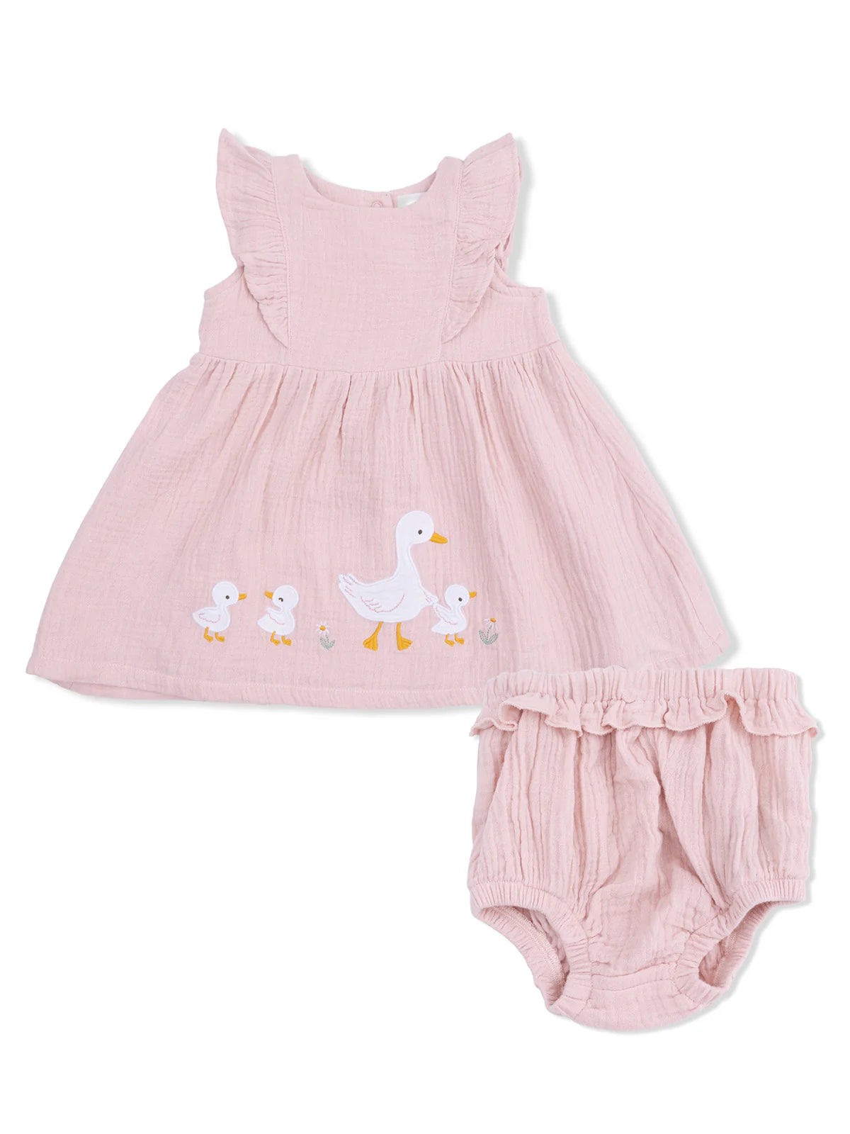 Lotus Flower Ducklings Dress w/Bloomer Cover