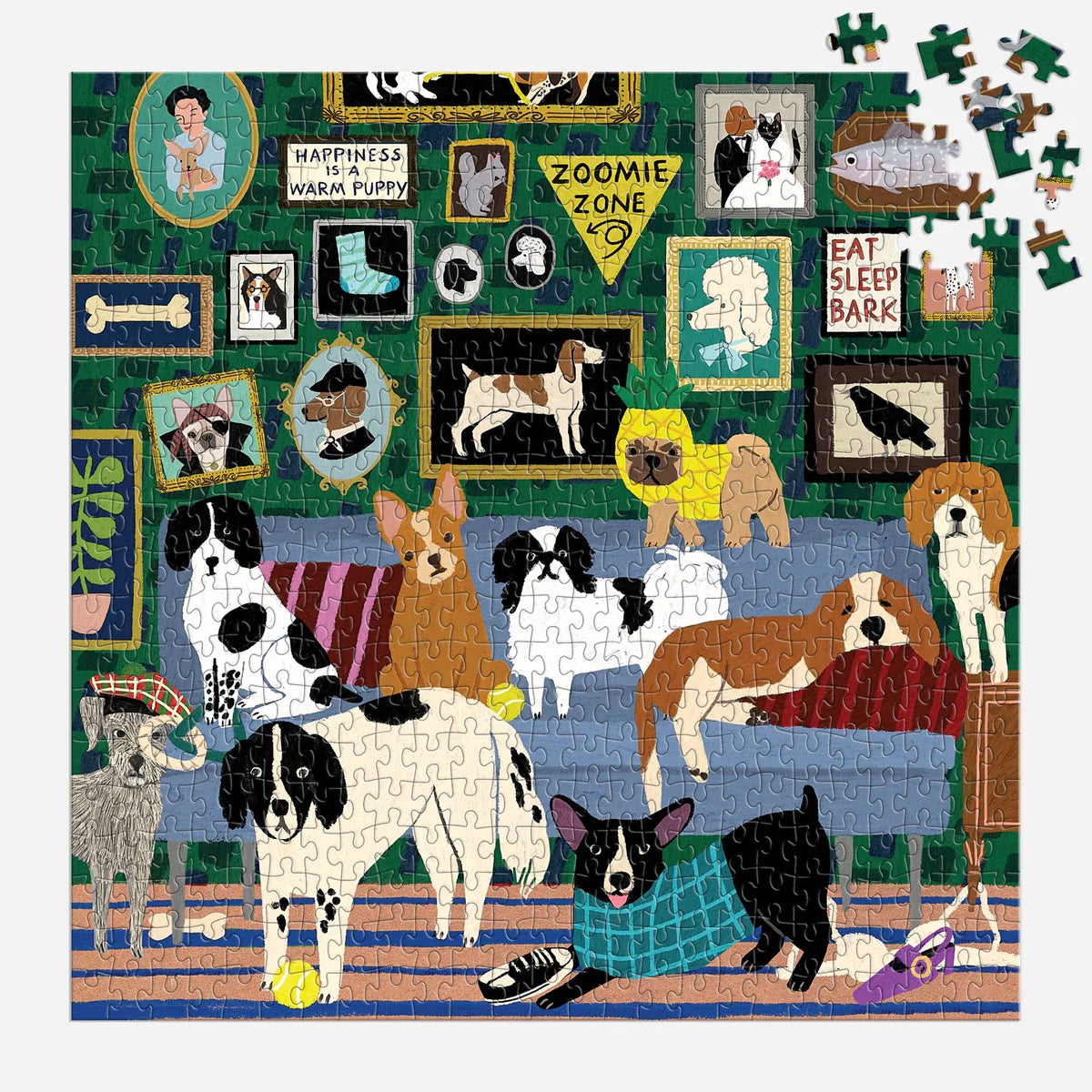Lounge Dogs Puzzle Cover