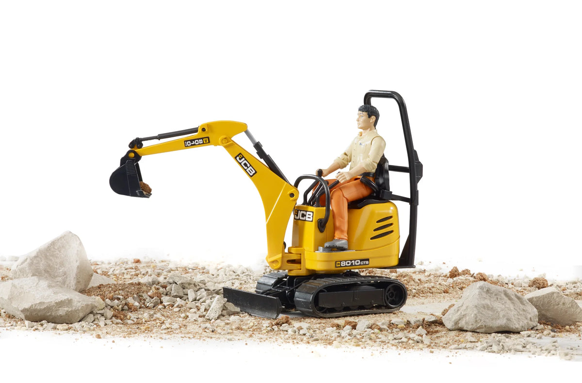 JCB Micro Excavator 8010 CTS w/ Worker Cover