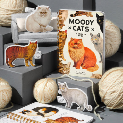Moody Cats Sticker Book Preview #2