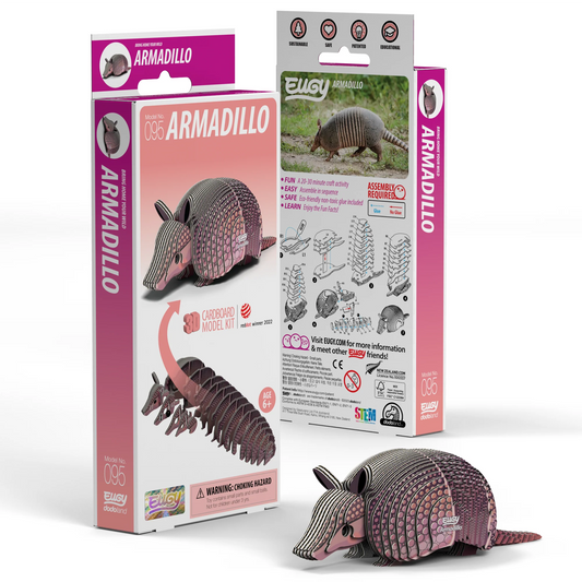 Tomfoolery Toys | Armadillo 3D Puzzle