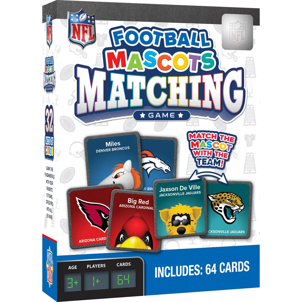 NFL Mascots Matching Game Cover