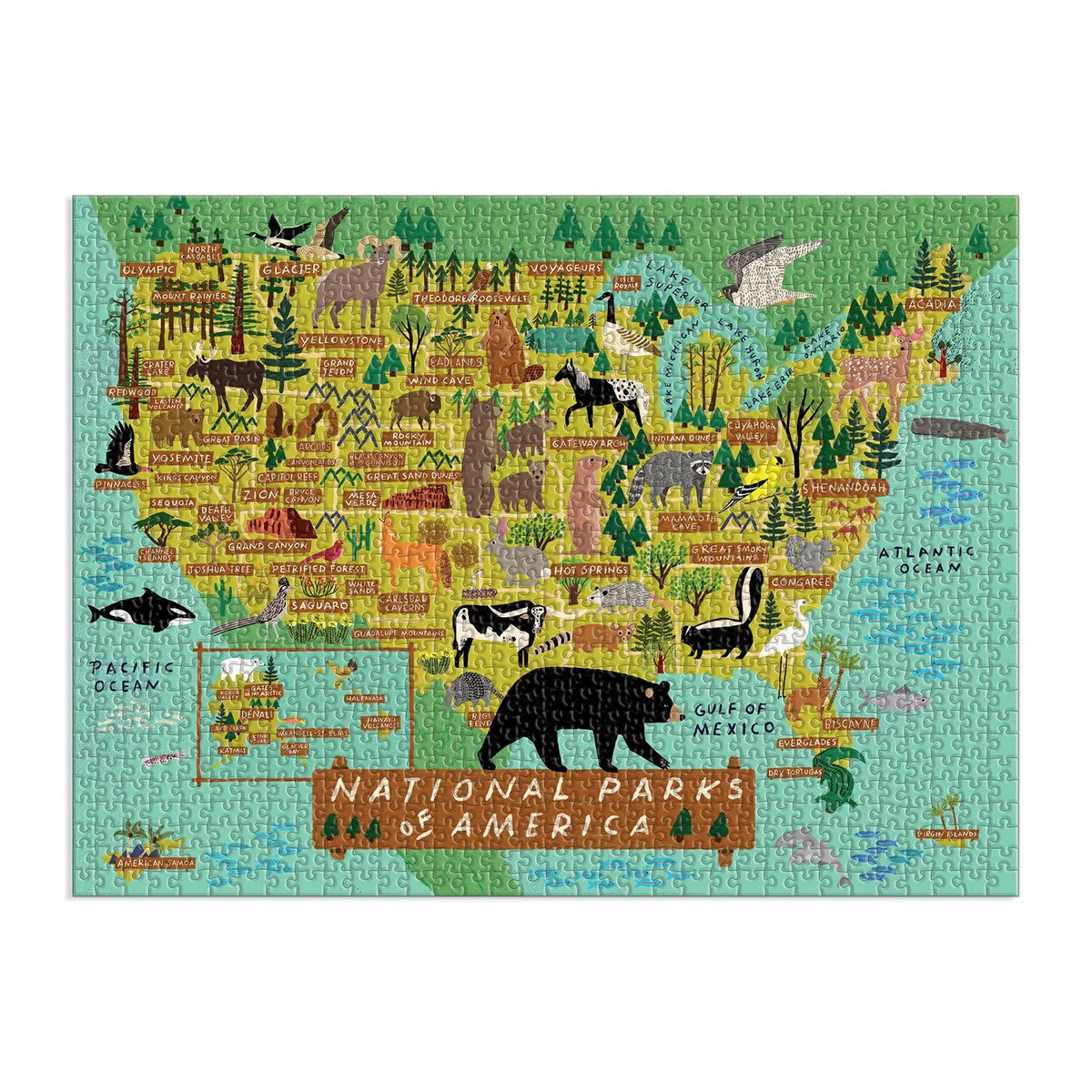 National Parks of America Puzzle Cover