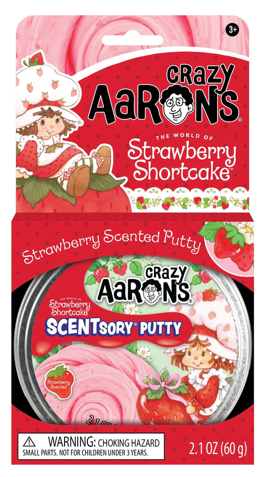 Tomfoolery Toys | Crazy Aaron's SCENTsory Strawberry Shortcake Putty