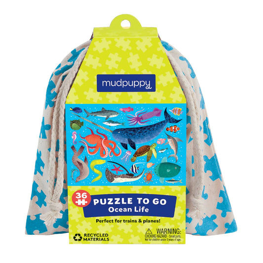 Tomfoolery Toys | Ocean Life Puzzle to Go