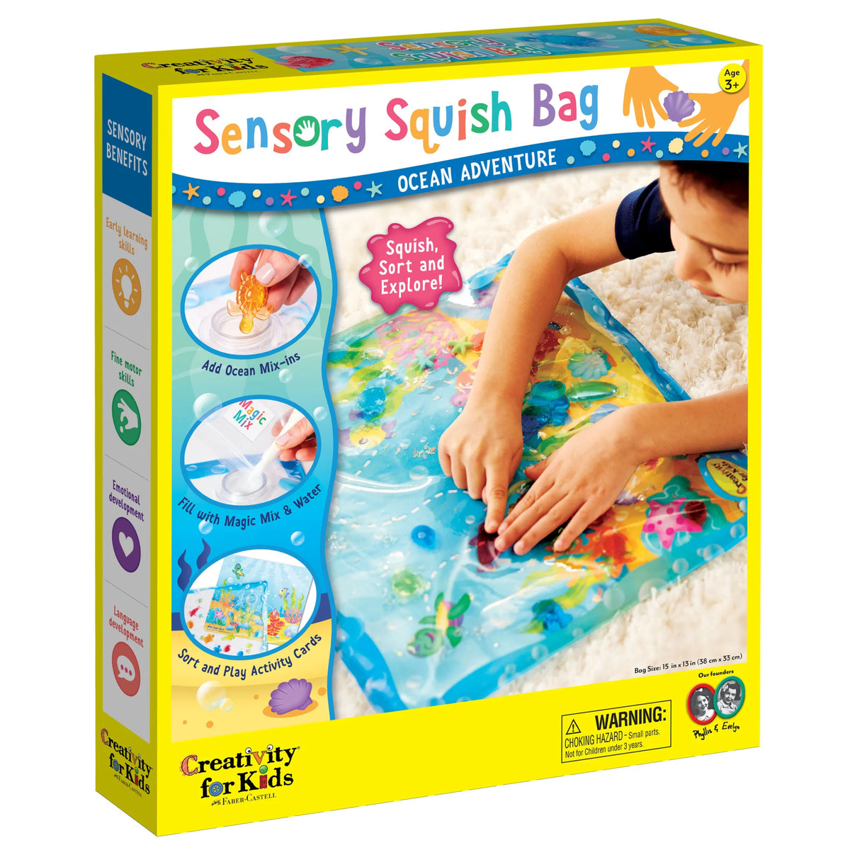 Ocean Adventure Sensory Squish Bag Cover