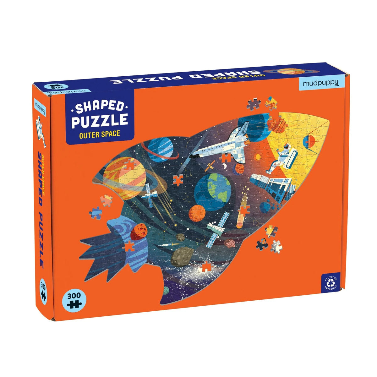 Outer Space Shaped Puzzle Cover