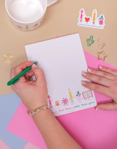 Teach, Love & Watch Them Grow Notepad Preview #2