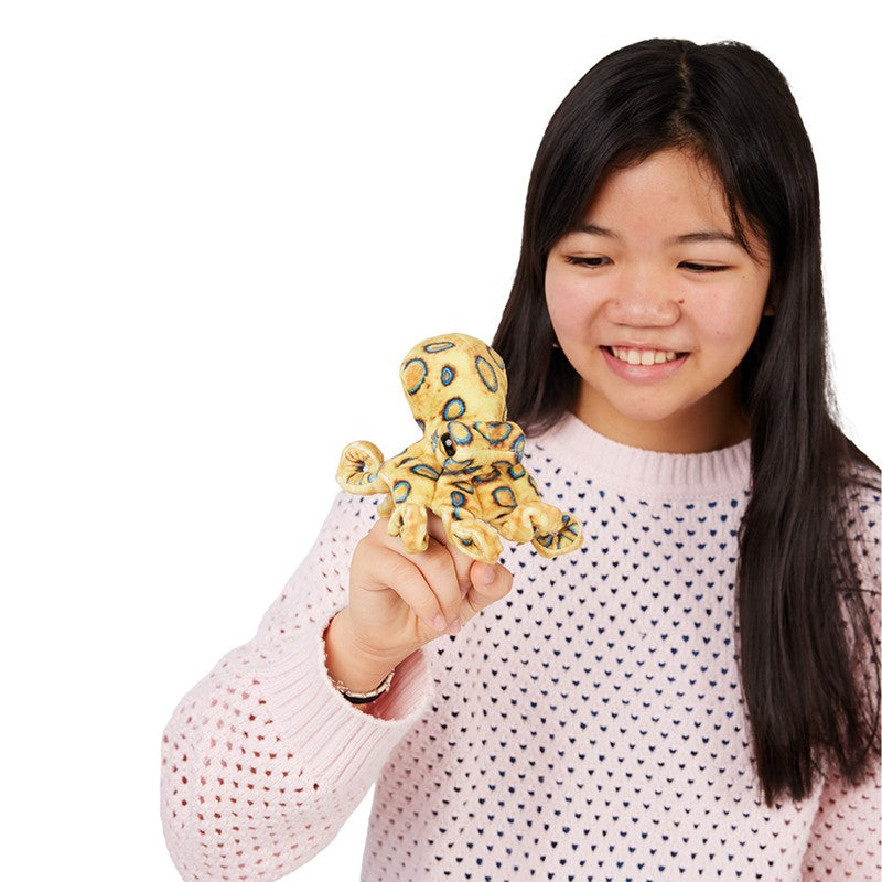 Tomfoolery Toys | Mini Blue-Ringed Octopus Puppet