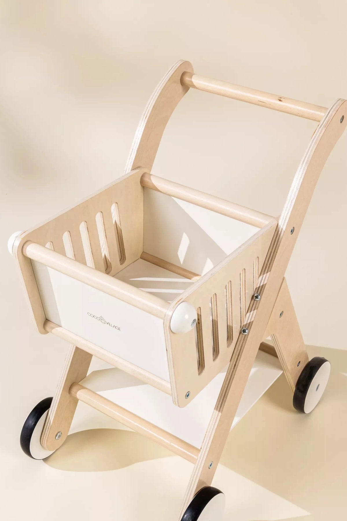 Wooden Shopping Cart Cover