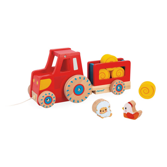 Tomfoolery Toys | Farm: Pull Along Tractor