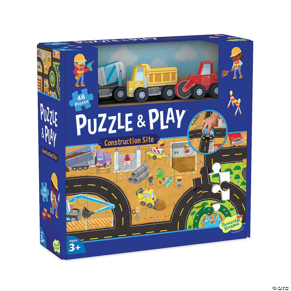 Puzzle & Play: Construction Site Cover