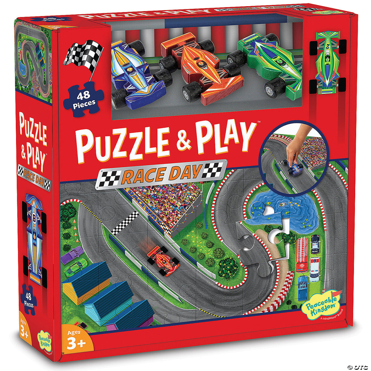 Puzzle & Play: Race Day Cover