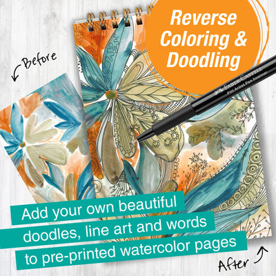 Reverse Coloring & Doodling Preview #3