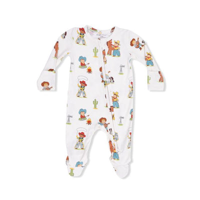 Vintage Cowboys 2 Way Zipper Footie Preview #3