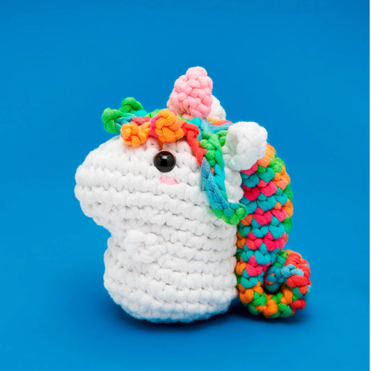 Tomfoolery Toys | Rainbow Unicorn Beginner Crochet Kit