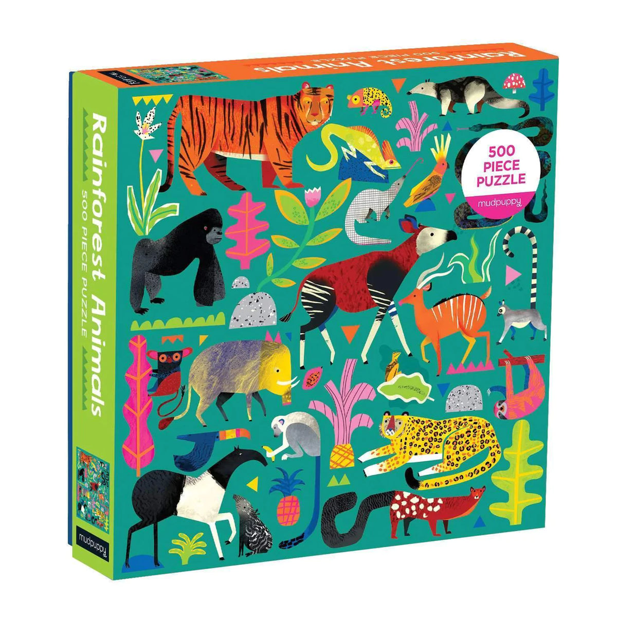 Rainforest Animals Puzzle Cover