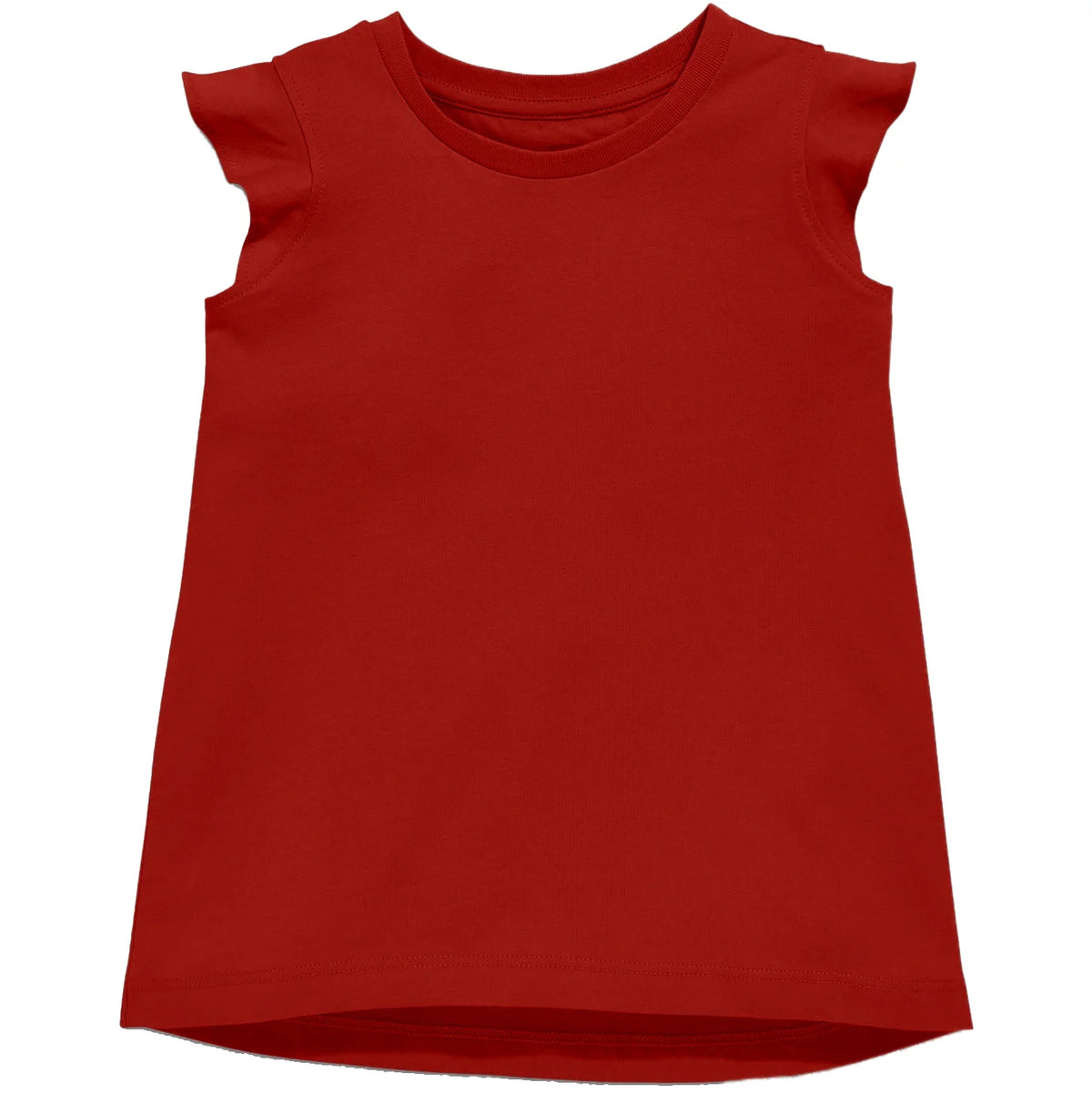 Red Ruffle Shirt Cover