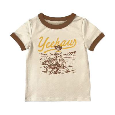 Yeehaw Vintage Ringer Tee Preview #1