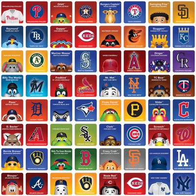 MLB Mascots Matching Game Preview #2