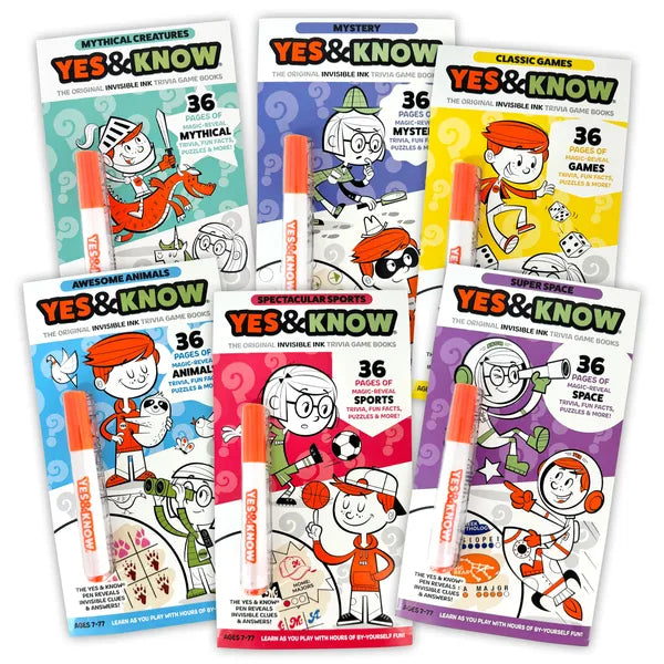 Tomfoolery Toys | Yes & Know Trivia Game Books!