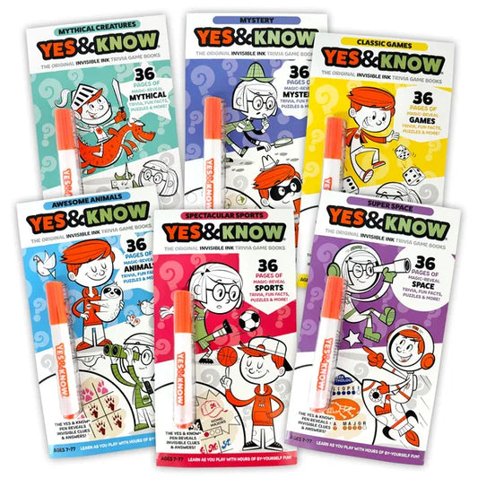 Tomfoolery Toys | Yes & Know Trivia Game Books!