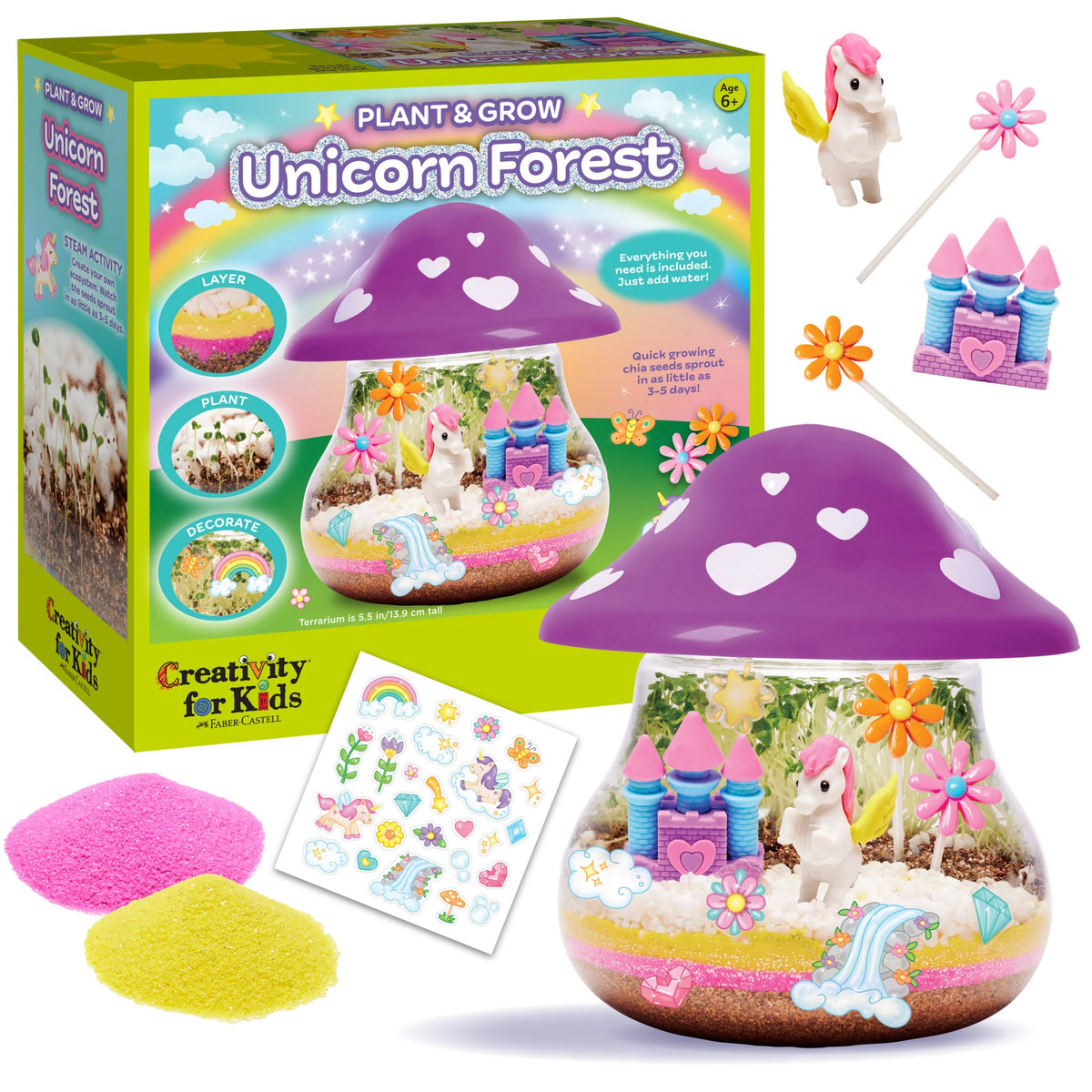 Plant & Grow Unicorn Forest Cover