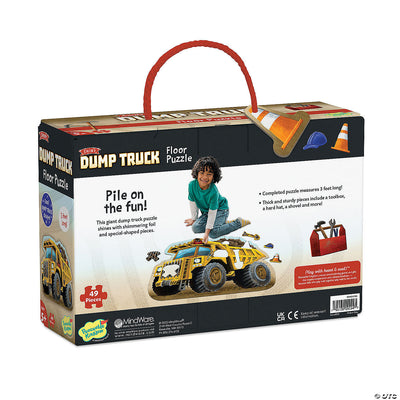 Dump Truck Floor Puzzle Preview #4