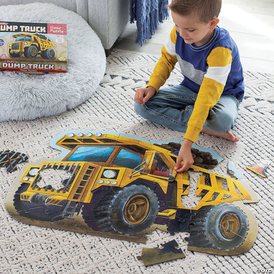 Dump Truck Floor Puzzle Preview #1