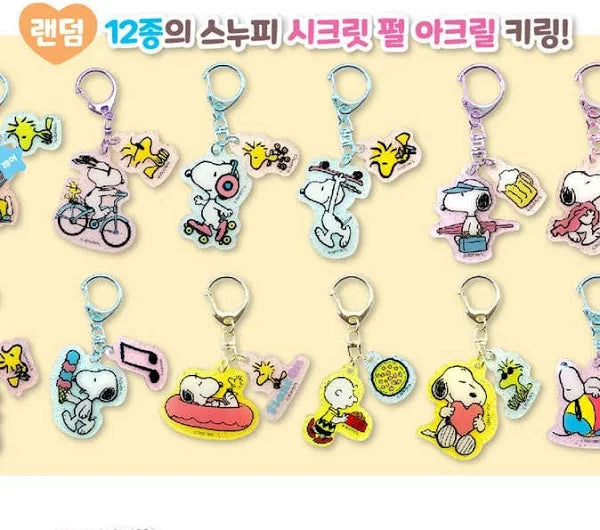 Snoopy Acrylic Keyring Blind Box Cover