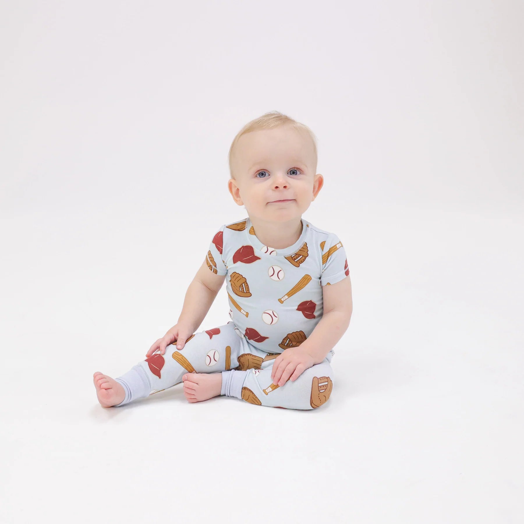 Tomfoolery Toys | Baseball Short Sleeve Loungewear