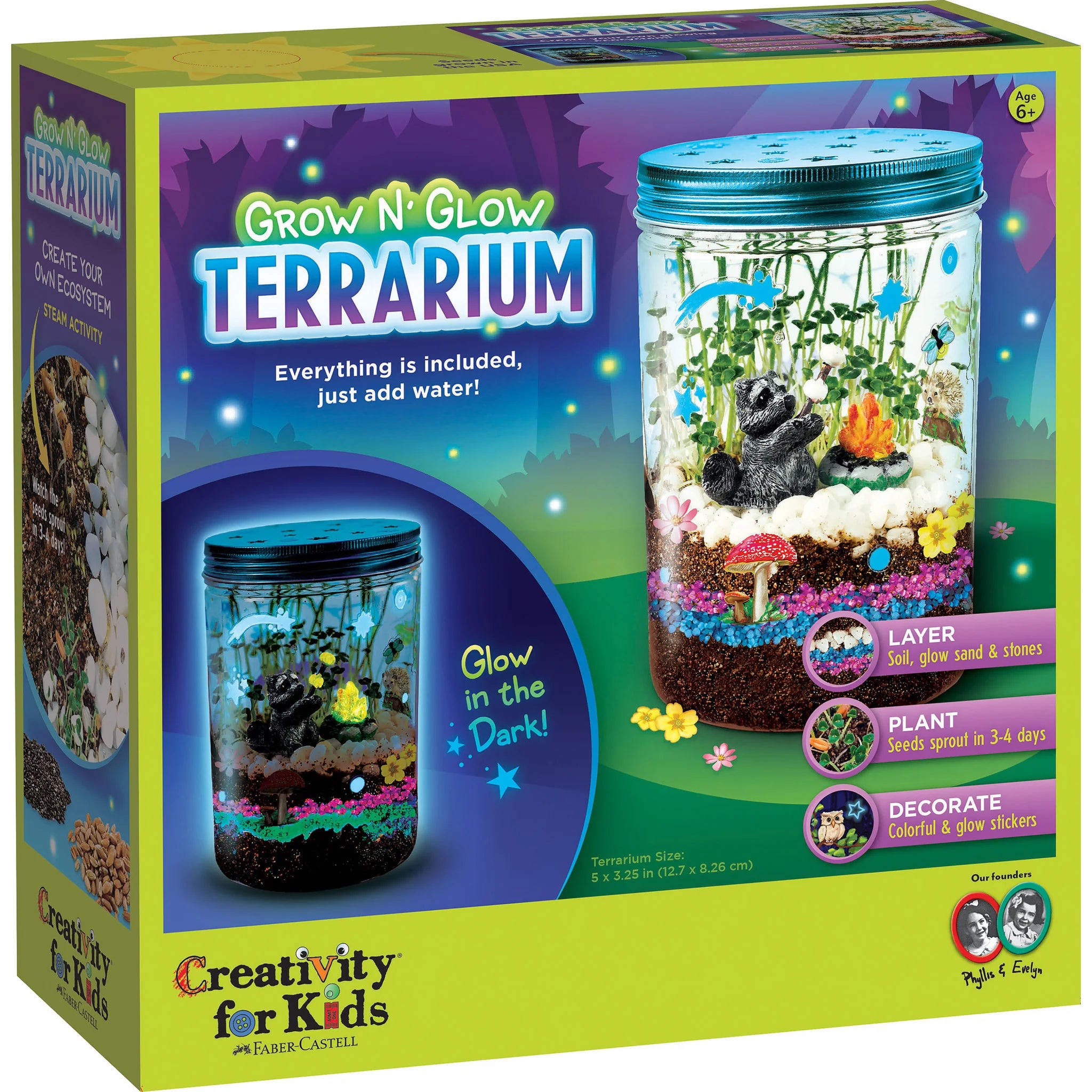 Tomfoolery Toys | Grow N' Glow Terrarium