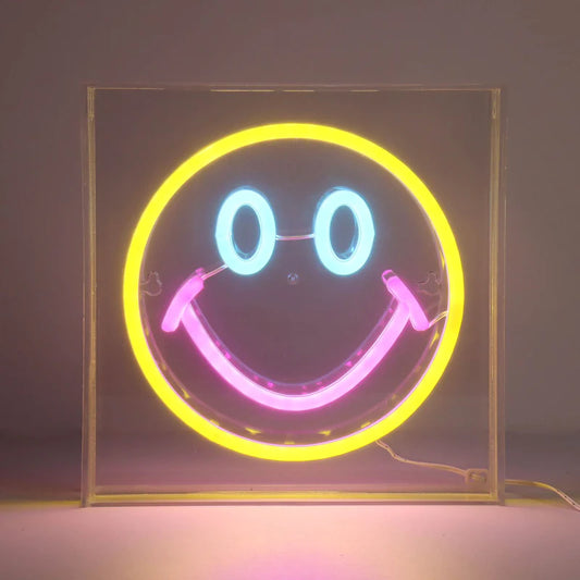 Tomfoolery Toys | Neon Smiley Face Sign