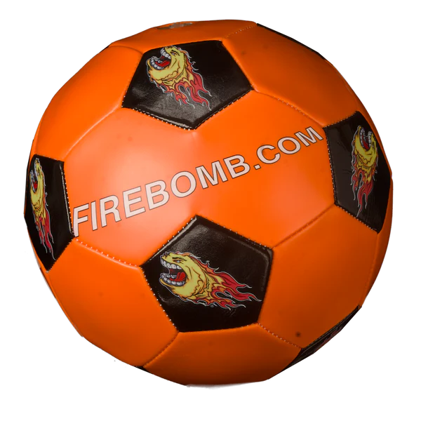 Real Feel Soccer, Orange & Black Cover