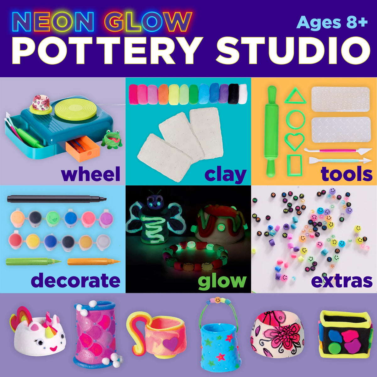 Neon Glow Pottery Studio Cover