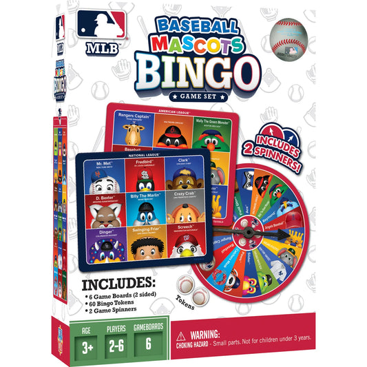 Tomfoolery Toys | MLB Mascots Bingo