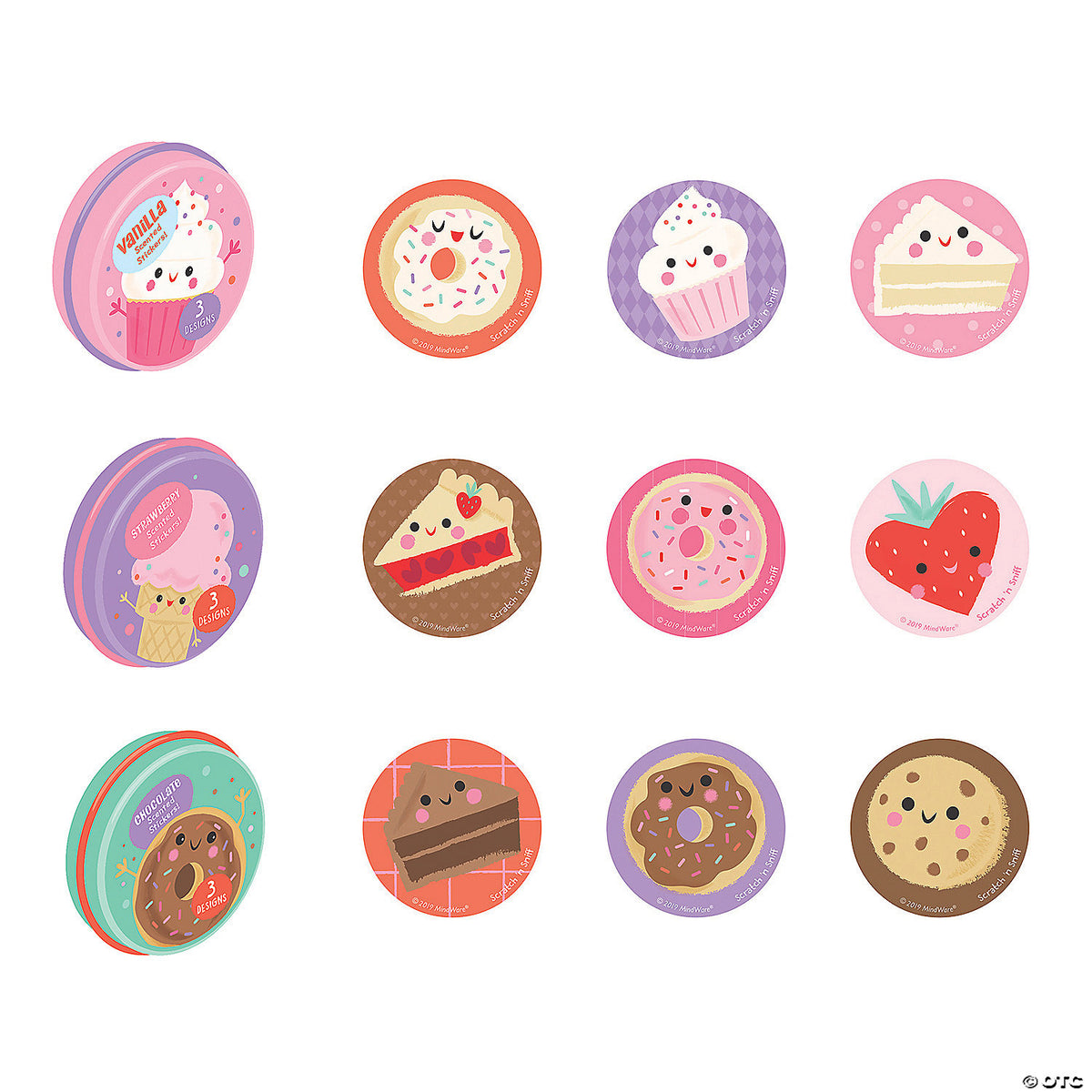 Sweet Scented Stickers Tins Cover