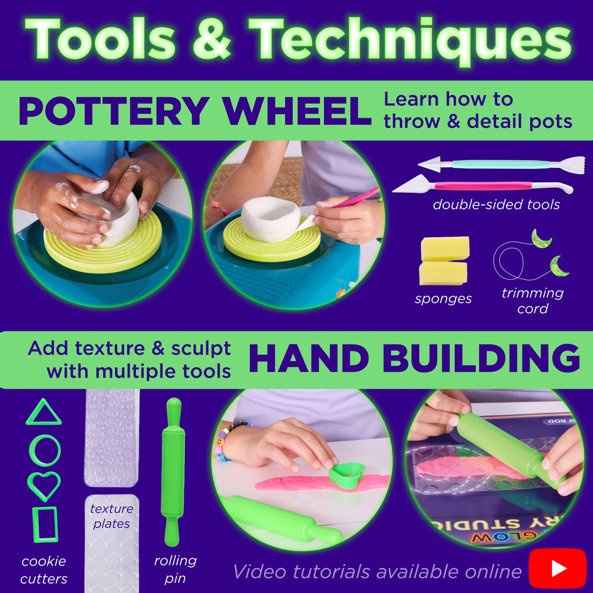 Neon Glow Pottery Studio Cover