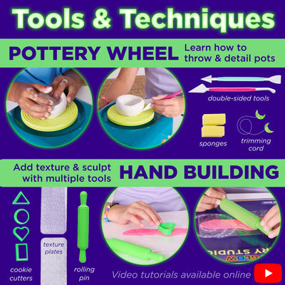 Neon Glow Pottery Studio Preview #6