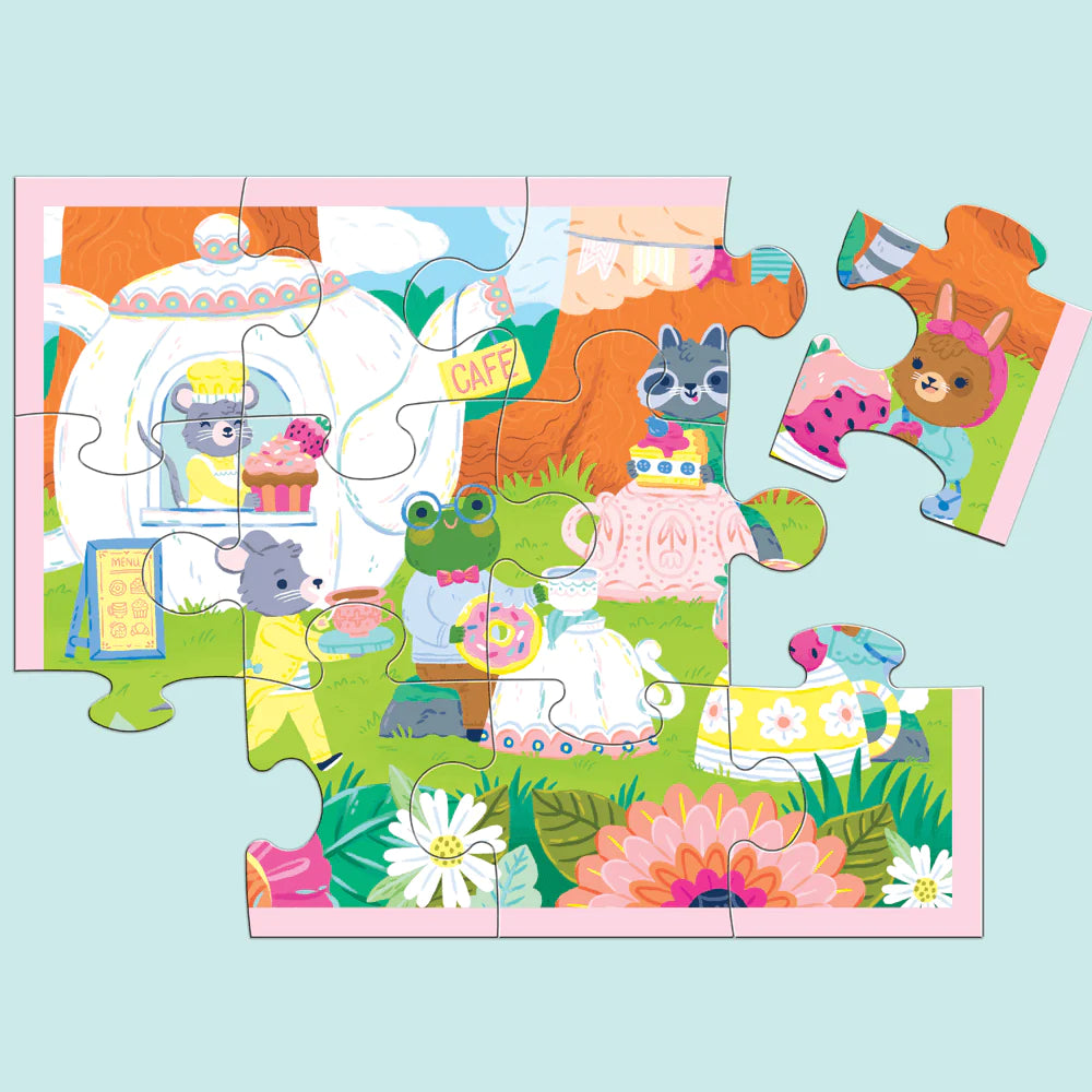 Tea Party Pouch Puzzle Cover