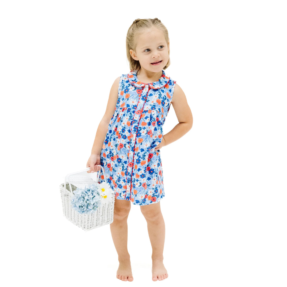 Poppy Days The Jill-Peter Pan Dress & Diaper Cover Cover