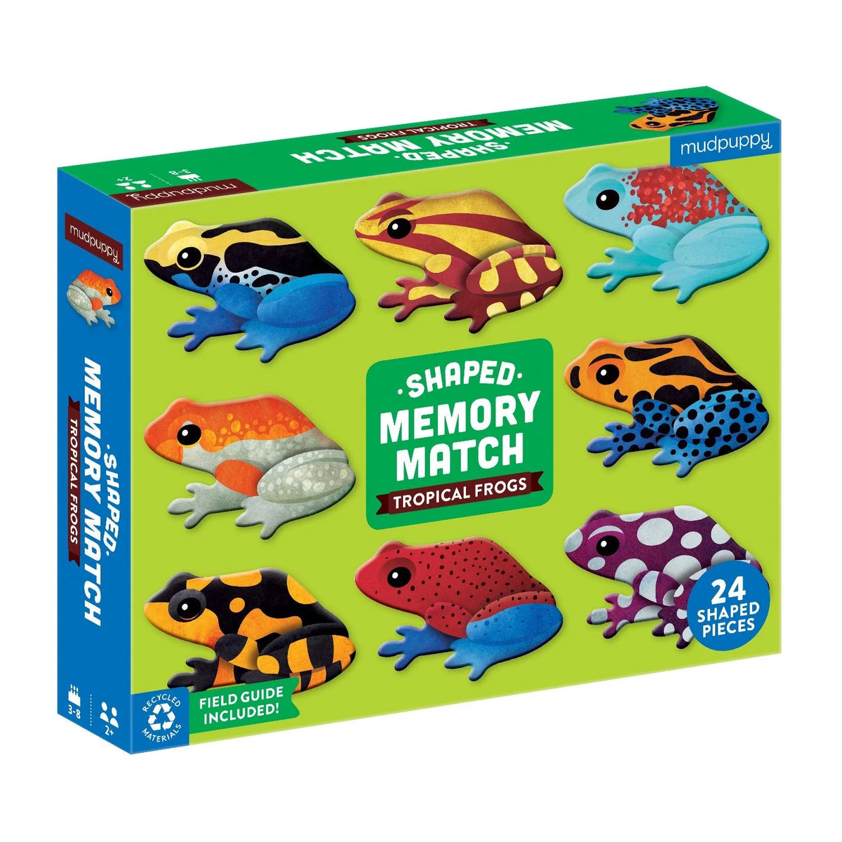 Tropical Frogs Shaped Memory Match Cover