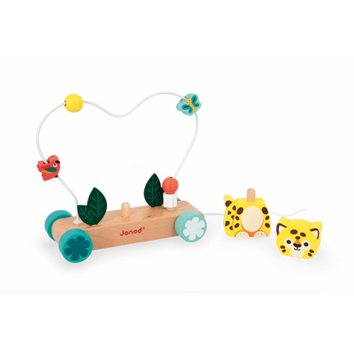 Pull-Along Jaguar Stacker Bead Toy Preview #2