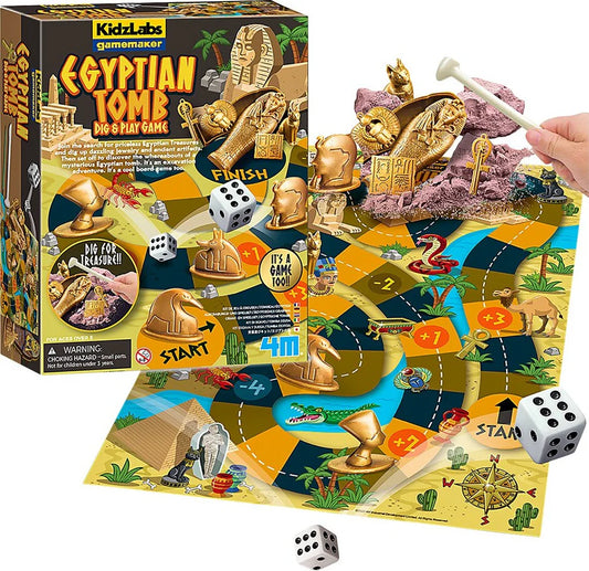 Tomfoolery Toys | Egyptian Tomb Dig & Play Game