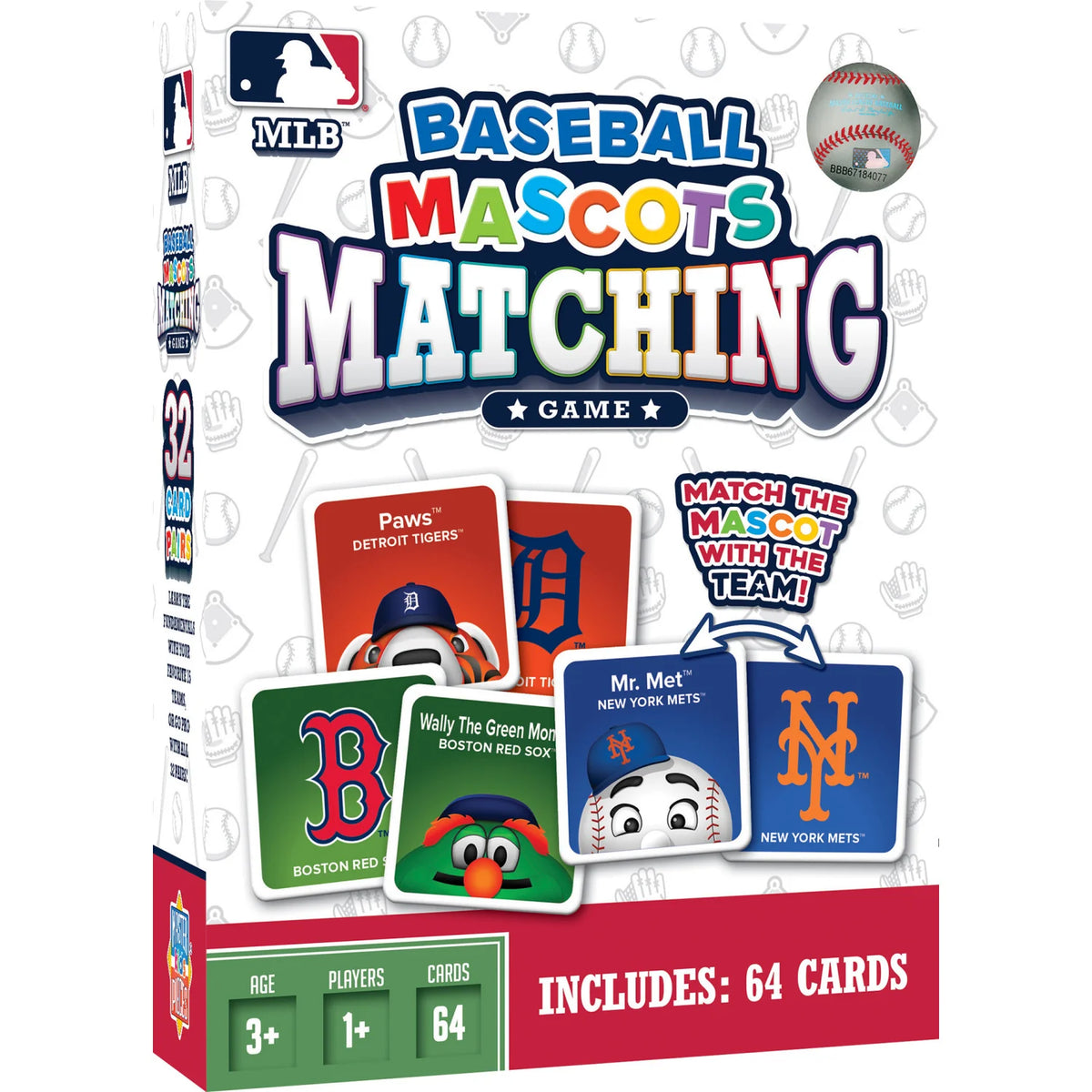 MLB Mascots Matching Game Cover