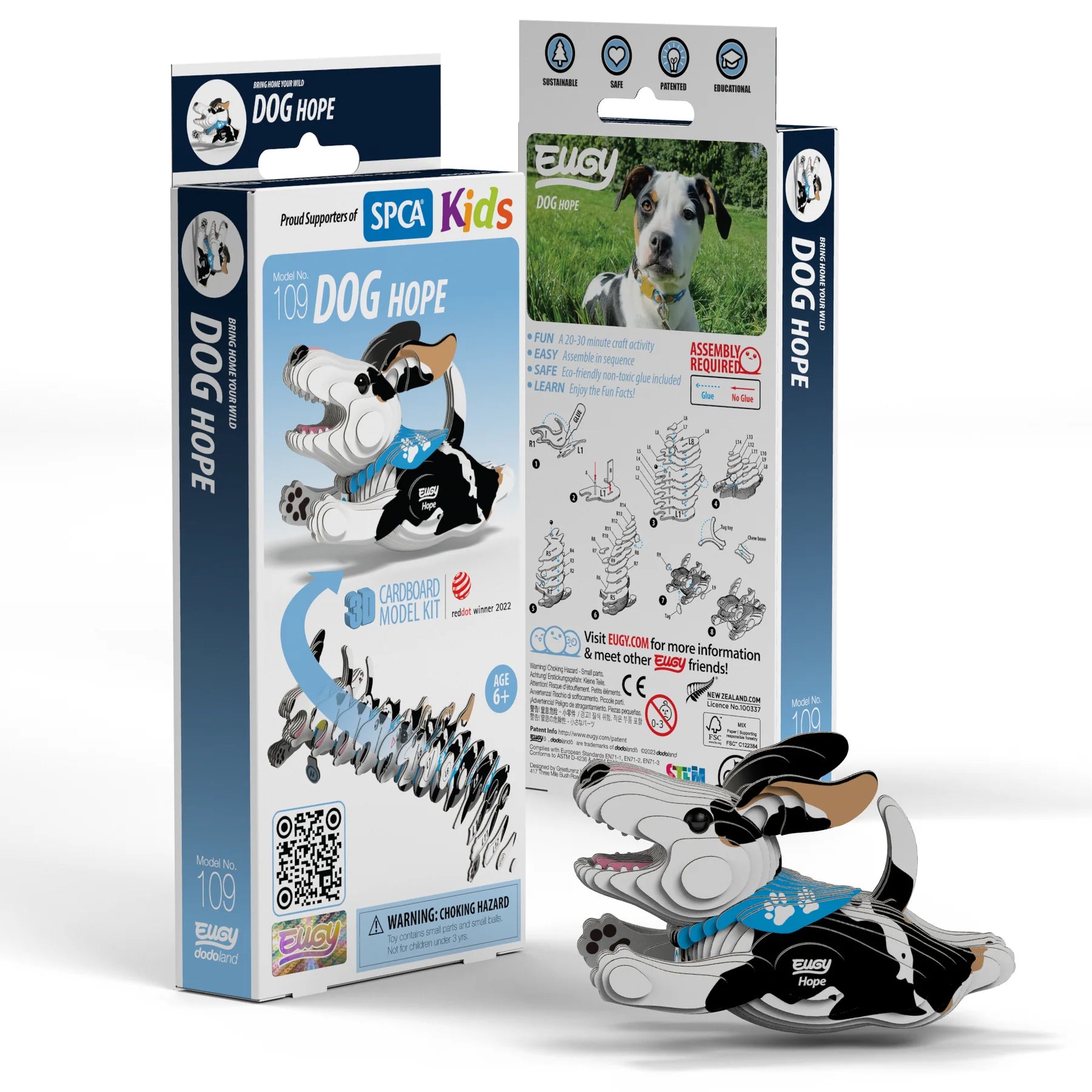 Tomfoolery Toys | Hope Dog 3D Puzzle